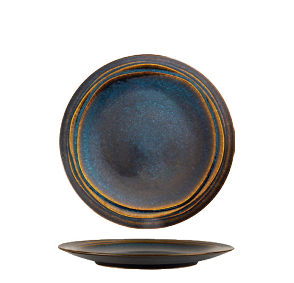 Ariane Splash Denim Coupe Plate 18cm isolated product view