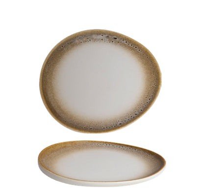 Ariane Jaguar Elevated Oval Plate Outside 18.7cm