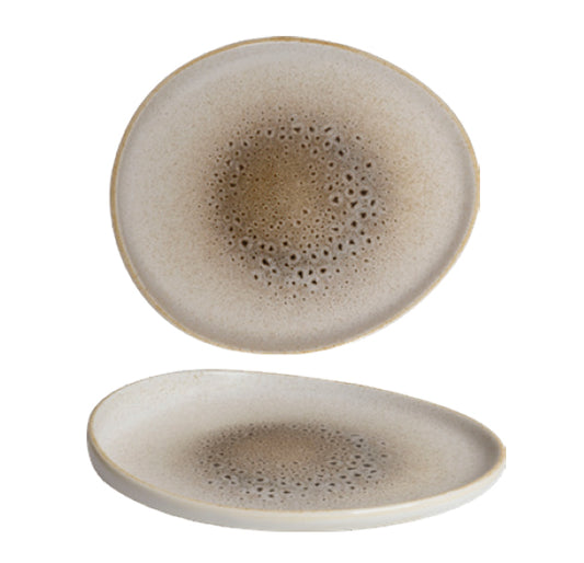Ariane Jaguar Elevated Oval Plate Inside 25cm