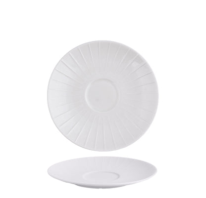 Ariane Seon Ivory Saucer 15cm – top and side views