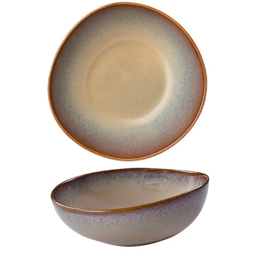 Ariane Splash Beige Elevated Coupe Bowl 18cm
