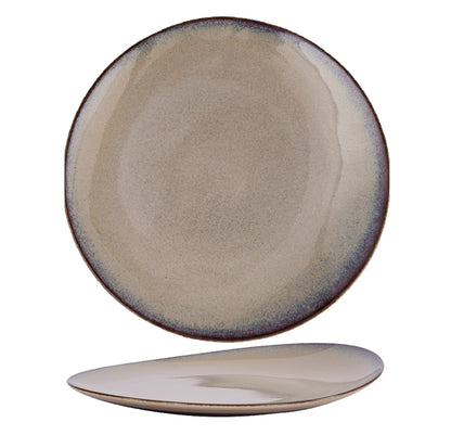 Ariane Splash Beige Elevated Coupe Plate 27cm