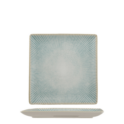 Ariane Paros Aqua Square Plate 16X16cm