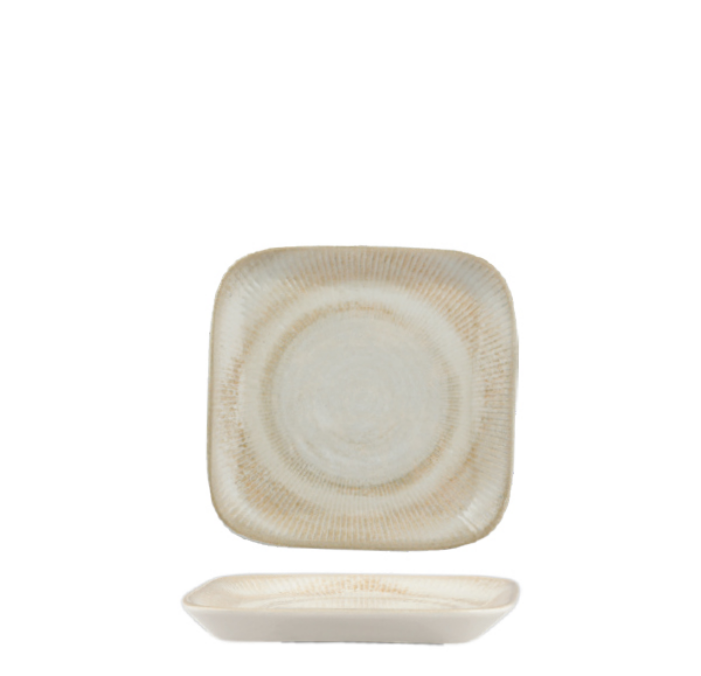 Ariane Paros Shell Sand Square Dish 11.4X11.4cm (Set of 18)