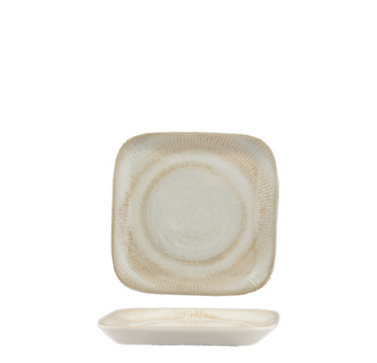 Ariane Paros Shell Sand Square Dish 11.4X11.4cm (Set of 18)
