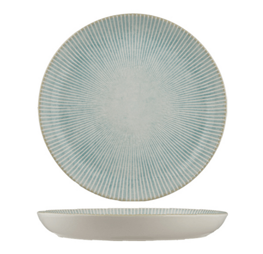 Ariane Paros Aqua Coupe Plate Deep 27cm (Set of 6)