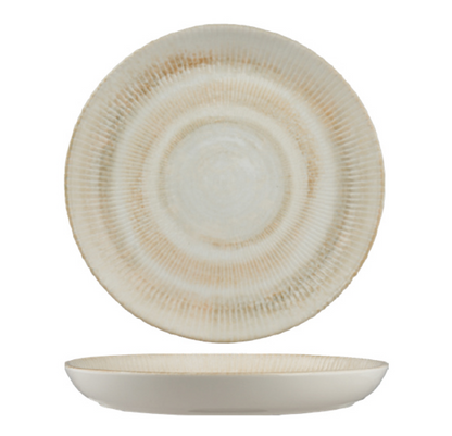 Ariane Paros Shell Sand Coupe Plate Deep 27cm (Set of 6)