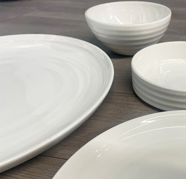 Ariane Artisan Ivory tableware lifestyle view 3