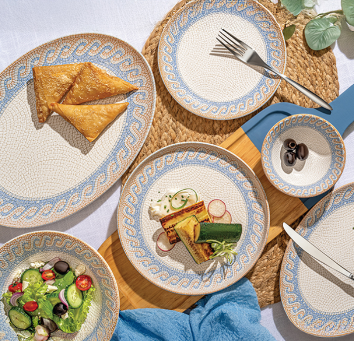 Ariane Athena Rectangular Plate 36X16.5cm (Set of 6)