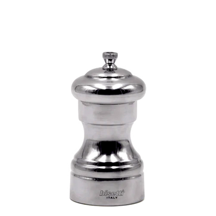 Bisetti Salt Mill Pewter 10cm
