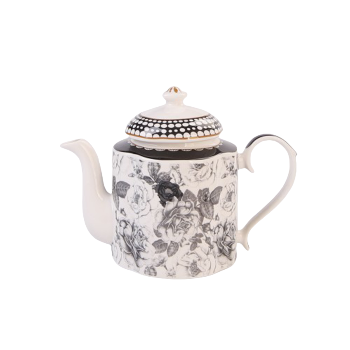JENNA CLIFFORD - Black Rose Tea Pot