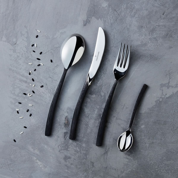 C&S Black Oak Tea Spoon 18/10 (Set of 12)
