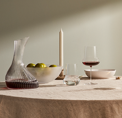 NUDE Vini Carafe 1.7L on a dining table