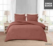 Simon Baker - Vintage Washed Duvet Cover Set - Sienna