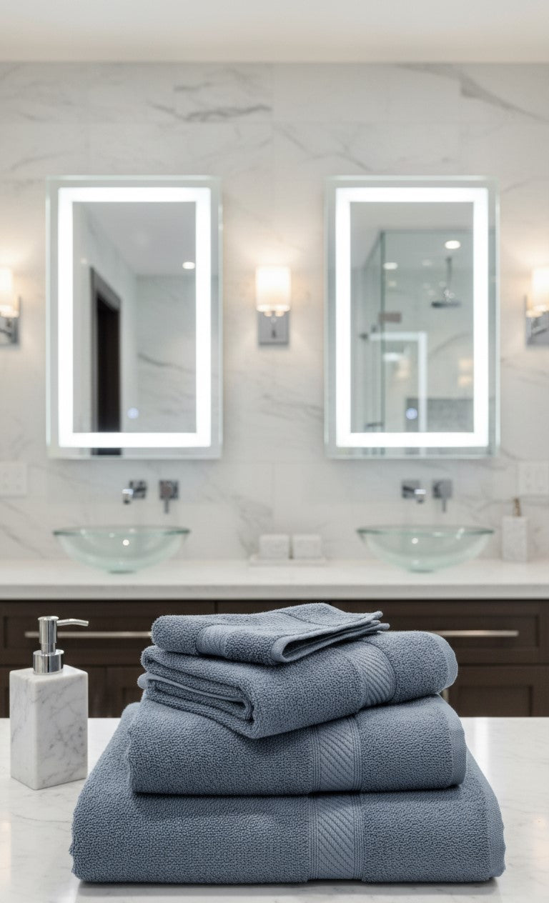 Simon Baker - Hotel Collection 100% Cotton Bath Sheets (Various Colours) - 90cm x 150cm