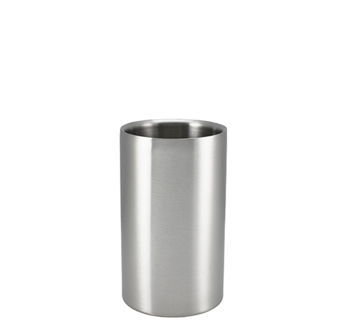 Genware Satin Stainless Steel Wine Cooler