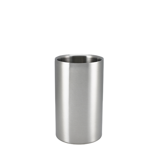 Genware Satin Stainless Steel Wine Cooler