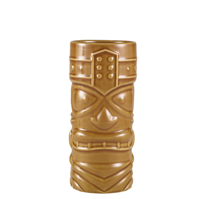 Genware Brown Tiki Mug 400ml