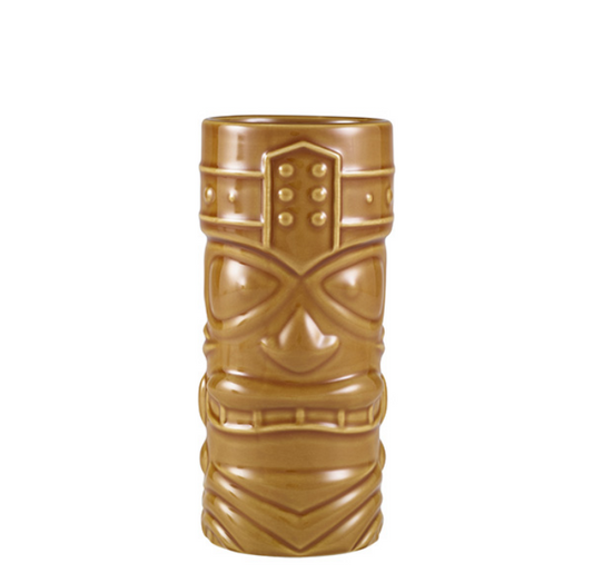 Genware Brown Tiki Mug 400ml