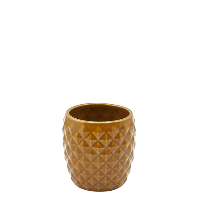 Genware Brown Pineapple Tiki Mug 400Ml