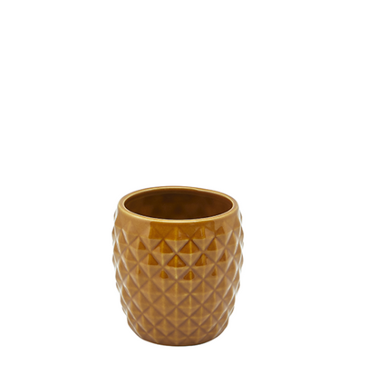 Genware Brown Pineapple Tiki Mug 400Ml