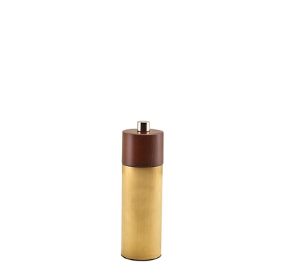 Genware Hackney gold salt and pepper grinder 15cm