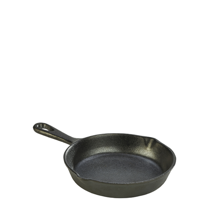 Genware Mini Cast Iron Frypan 15X3Cm