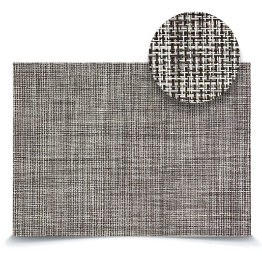 Fine Weave Grey Placemat 30x41cm (Set of 12)