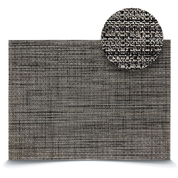 Fine Weave Charcoal Placemat 30x41cm (Set of 12)