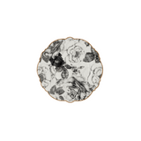 JENNA CLIFFORD - Black Rose Side Plate Set of 4
