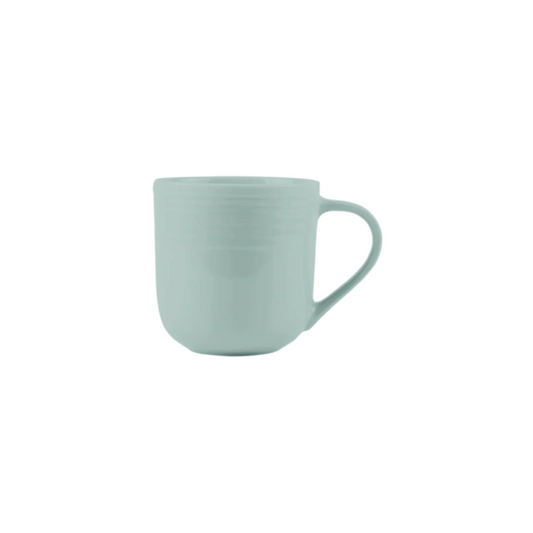 JENNA CLIFFORD - Embossed Lines Coffee Mug - Mermaid Mist (Set of 4)