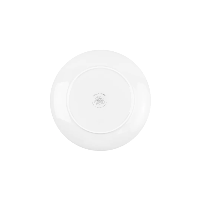 JENNA CLIFFORD - Embossed Lines Side Plate - Whisper White (Set of 4)