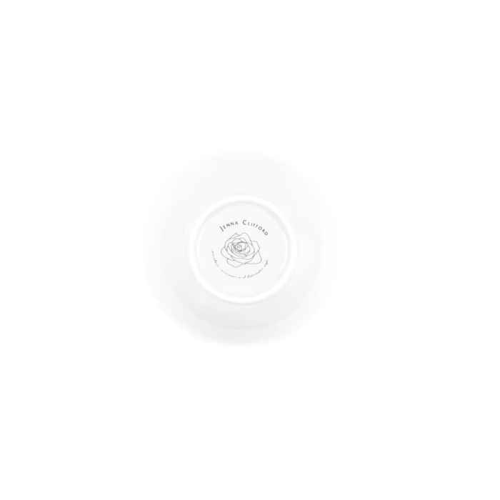 JENNA CLIFFORD - Embossed Lines Cereal Bowl - Whisper White (Set of 4)