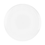 JENNA CLIFFORD - Embossed Lines Charger - Whisper White