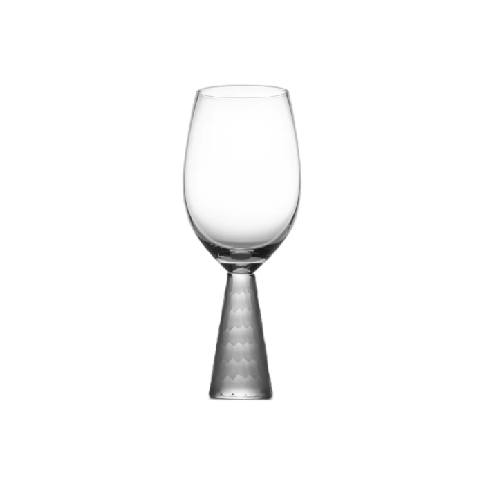 JENNA CLIFFORD - Wine Glass with Etched Stem (Set of 2)
