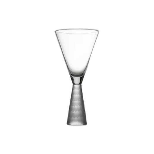 JENNA CLIFFORD - Martini Glass with Etched Stem (Set of 2)