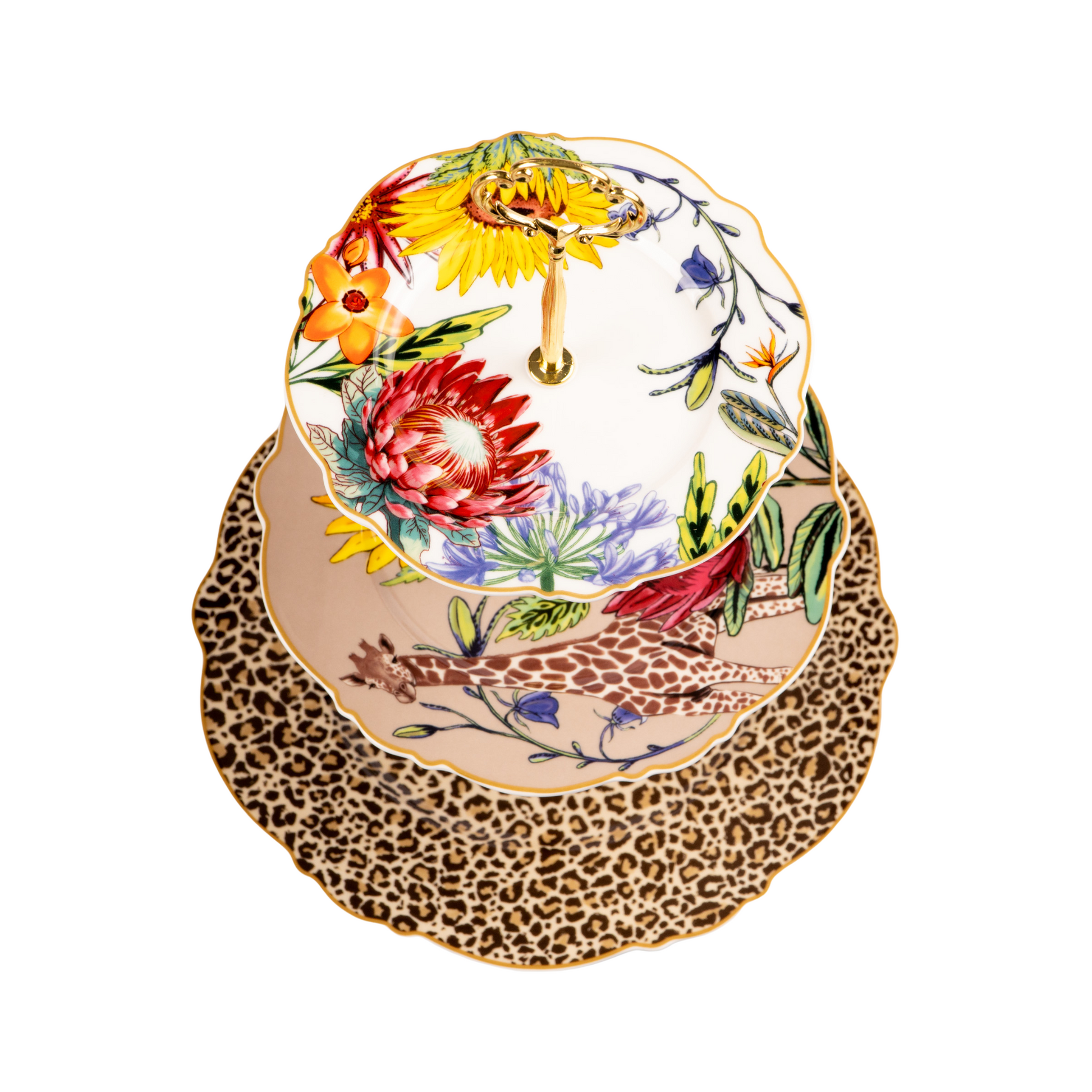 JENNA CLIFFORD - Wild Bloom 3-Tier Cake Stand