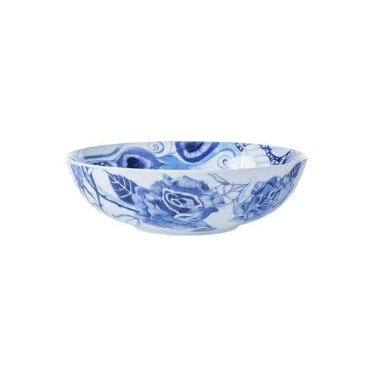 Peacock Sapphire Garden Cereal Bowl Set of 4