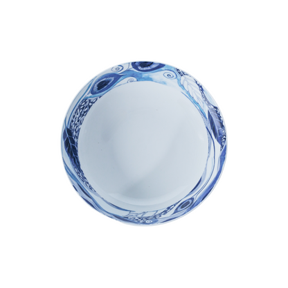 Peacock Sapphire Garden Cereal Bowl Set of 4