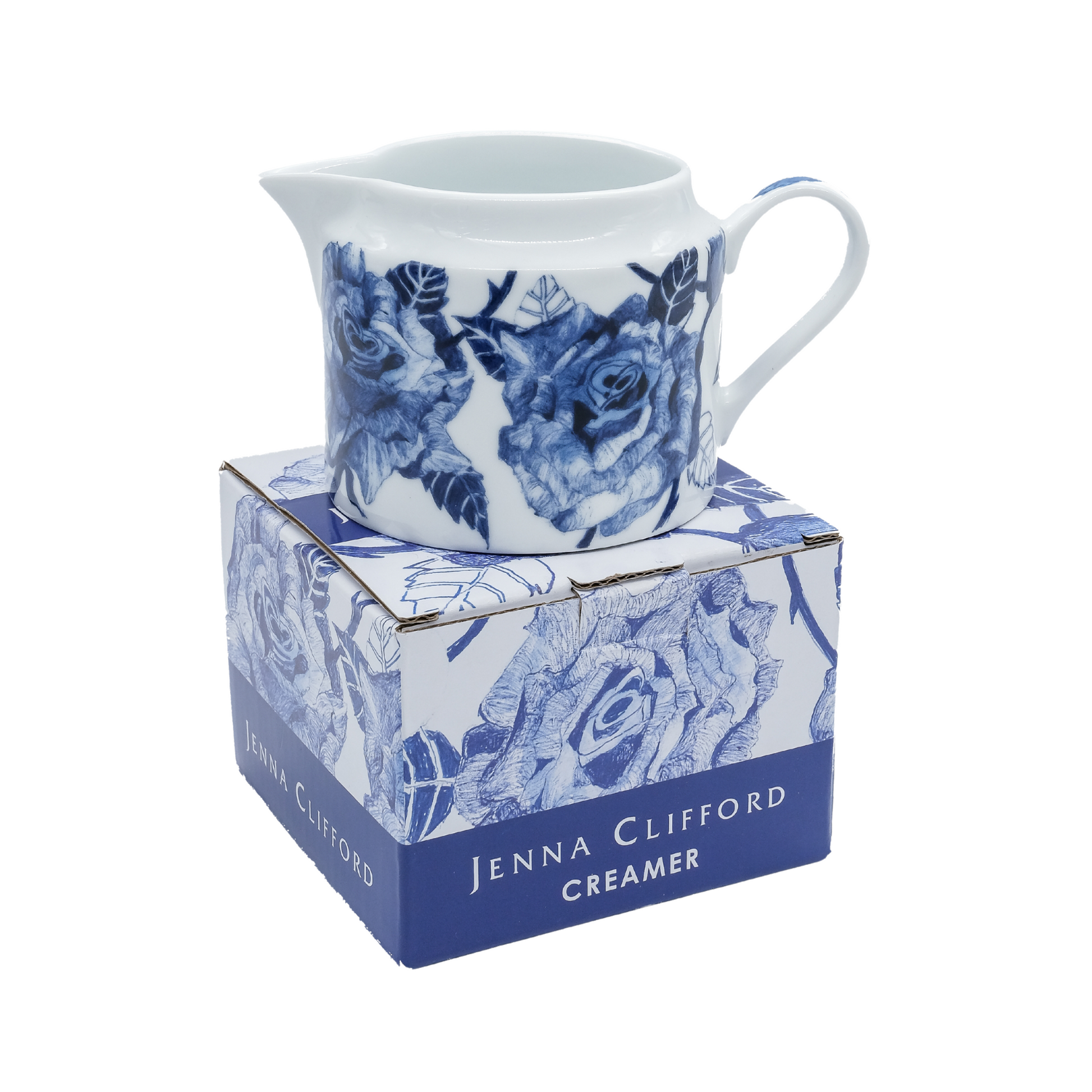 JENNA CLIFFORD - Peacock Sapphire Garden Creamer