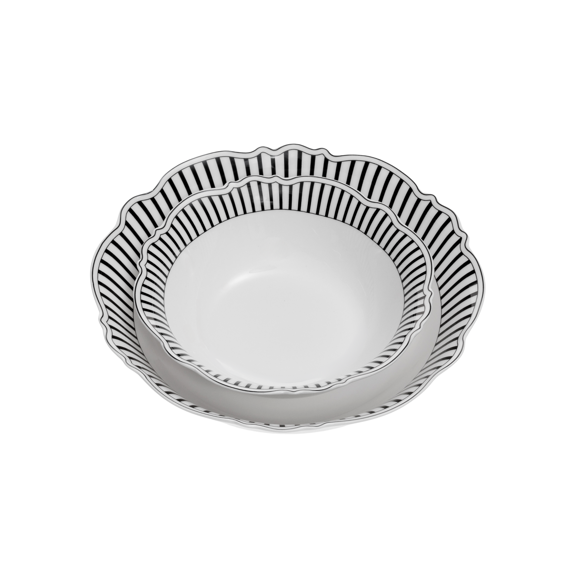 JENNA CLIFFORD - Ivory Noir Salad Bowl