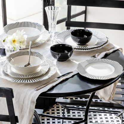 JENNA CLIFFORD - Ivory Noir Salad Bowl