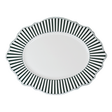 JENNA CLIFFORD - Ivory Noir Oval Platter