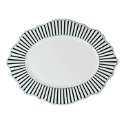 JENNA CLIFFORD - Ivory Noir Oval Platter