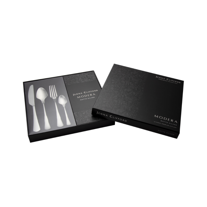 JENNA CLIFFORD – Modera 16-Piece Cutlery Set - Silver