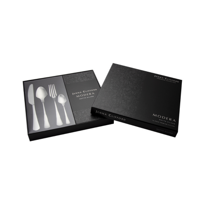 JENNA CLIFFORD – Modera 16-Piece Cutlery Set - Silver