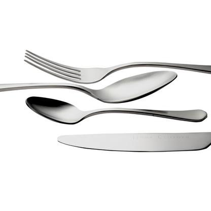 JENNA CLIFFORD – Modera 16-Piece Cutlery Set - Silver