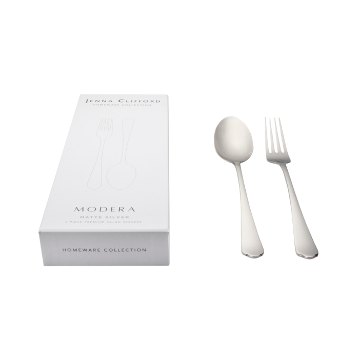 JENNA CLIFFORD – Modera 2-Piece Salad Server Set - Silver