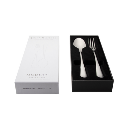 JENNA CLIFFORD – Modera 2-Piece Salad Server Set - Silver