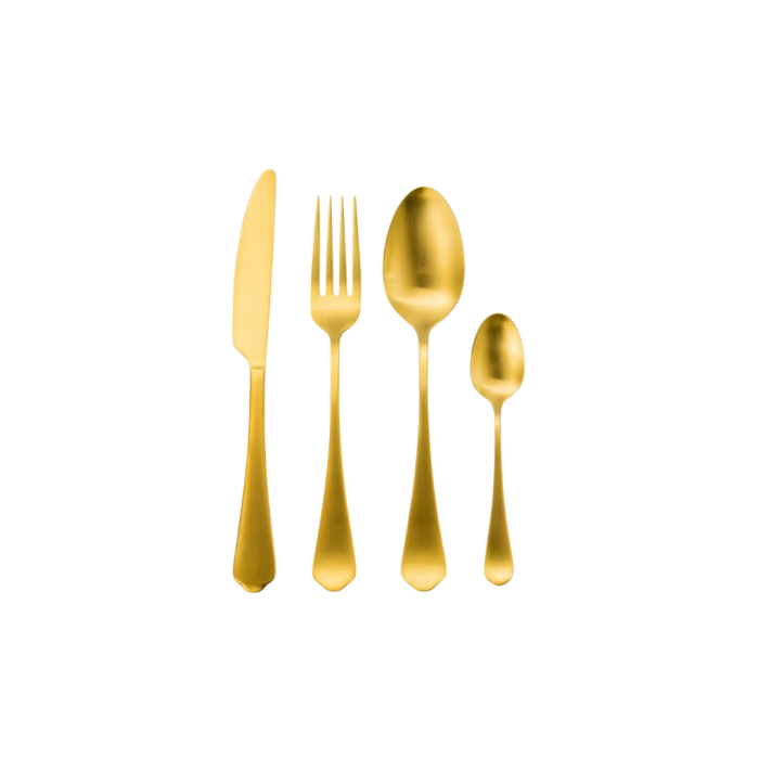 JENNA CLIFFORD – Modera 16-Piece Cutlery Set - Gold